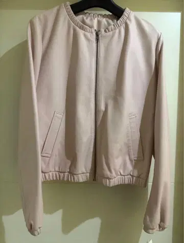 정가 99,000엔 핑크 라무 가죽 자켓 LL 미사용 택 포함