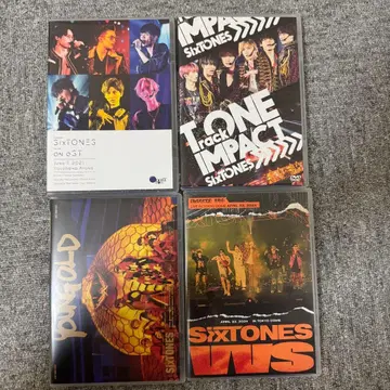 SixTONES 라이브 DVD Blu-ray 묶음 판매