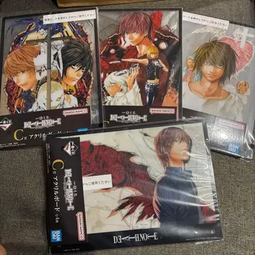 데스노트 1번 복권 아크릴 보드 컴플리트 4종류