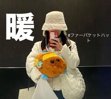 -지금 시기에 딱 맞는- 퍼 햇 버킷햇 겨울 화이트 한국