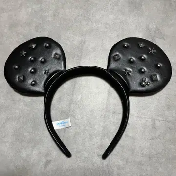 미키 머리띠 스터드 블랙