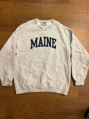 90s Lee USA제 맨투맨 멜란지 그레이