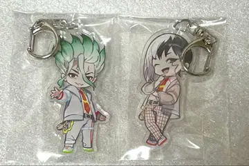 Dr.STONE 전기의 과학관 아크릴 키링 센쿠&겐 세트