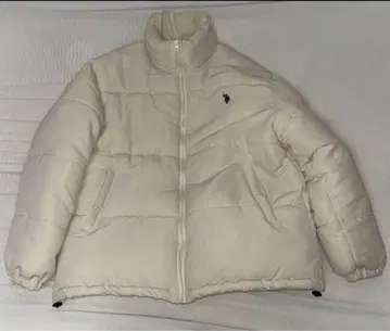 U.S. POLO ASSN. 화이트 다운 자켓