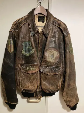 AVIREX A2 가죽 자켓 패치 포함