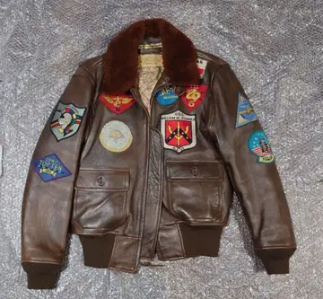 아비렉스 플라이트 자켓 G1 브라운 M 사이즈