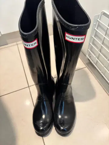 헌터 롱 레인부츠