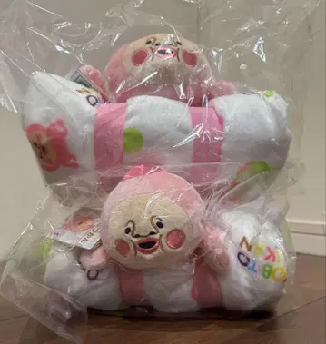 코비토즈칸 카쿠레모모지리 봉제 인형 부착 담요 2개 세트