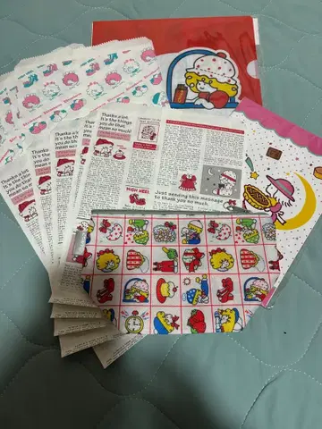 시모지마 종이 봉투 문구 세트