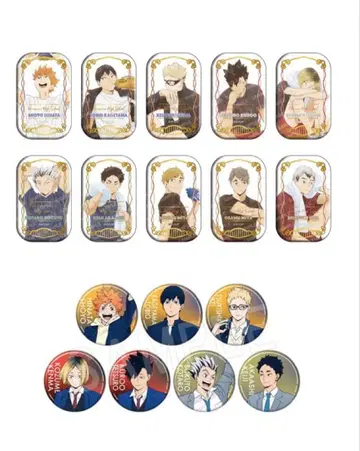 하이큐 세븐넷 스퀘어 캔뱃지 토큐 카게야마 츠키시마 쿠로오 코즈메