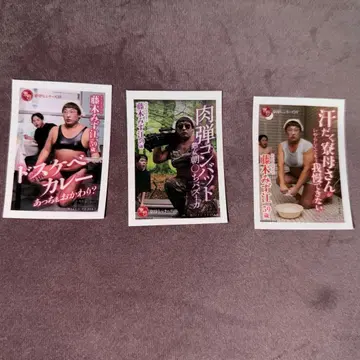 로버트 아키야마 스티커 3장 가슴앓이 대박람회