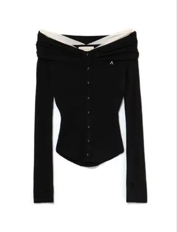 andmary Shannon tulle knit tops AM1551