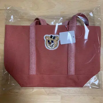 러브러리 바이 페이러 올드 테디 걸 와펜 토트백 핑크