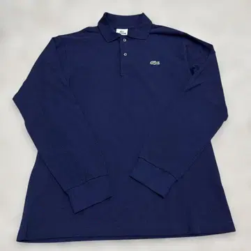 LACOSTE 네이비 긴팔 피케 셔츠 사이즈 3