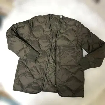 UNIQLO U 퀼팅 자켓 올리브