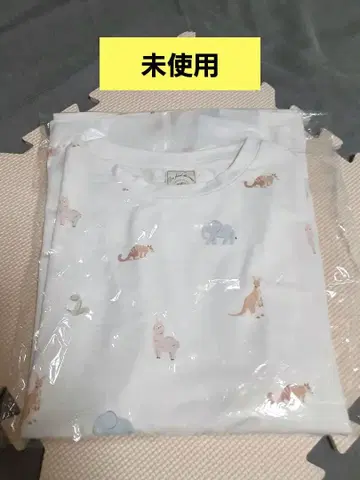 [ 미사용 ] 젤라피케 긴팔 T셔츠 화이트 룸웨어 2025