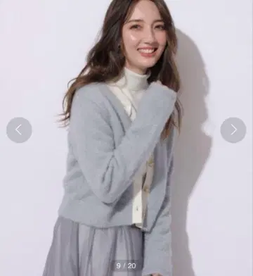 [미사용에 가까움] 아푸와이저 리셰 키라후와 금장 버튼 가디건