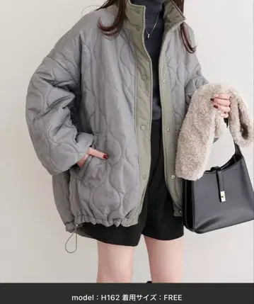 내추럴 쿠튀르 나일론 와셔 리버시블 코트