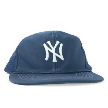 90s NY Yankees 트래커 챙 안쪽 그린 양키스 네이비