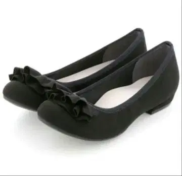 베리코코 프릴 펌프스 블랙 스웨이드 락친키레이 신발