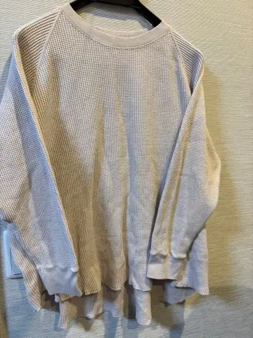 2023AW nest Robe 코튼 와플 긴팔 풀오버