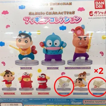 짱구는 못말려 x 산리오 캐릭터즈 피규어 컬렉션 산리오