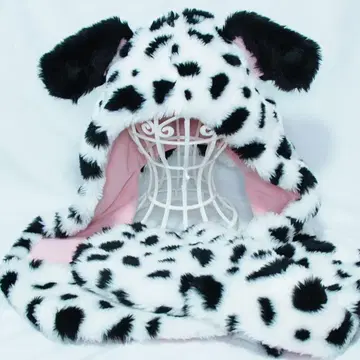 101마리 달마시안 팬캡 후드 부착 머플러