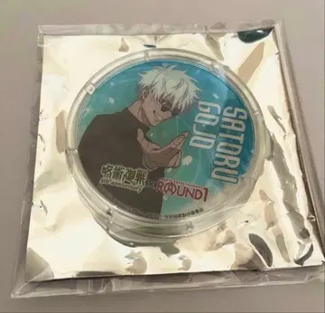 주술회전 ROUND1 콜라보 아크릴 코스터 고죠 사토루 라운드 원 고죠