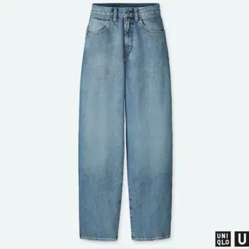 UNIQLO U 와이드 핏 커브 청바지 24