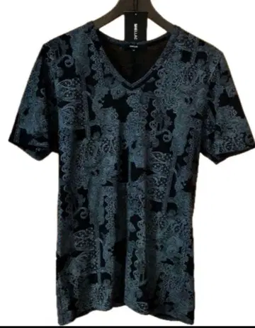 SHELLAC 고딕 올 패턴 티셔츠(블랙)