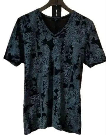 SHELLAC 고딕 올 패턴 티셔츠(블랙)