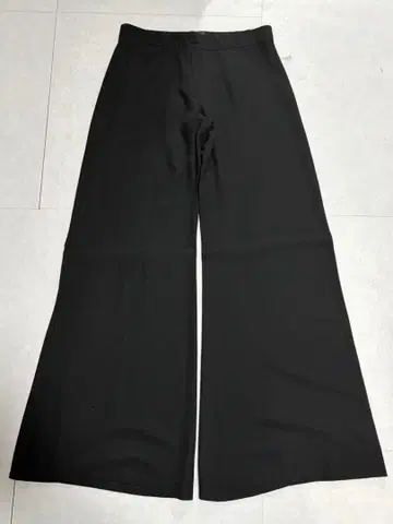 ANN DEMEULEMEESTER 본인기 블랙 와이드 팬츠 36