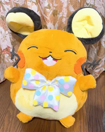 A상 데덴네 큰 봉제 인형 제일복권 포켓몬 리서치 데덴네