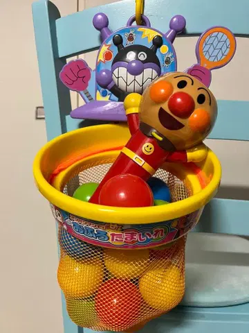 호빵맨 목욕탕 공넣기