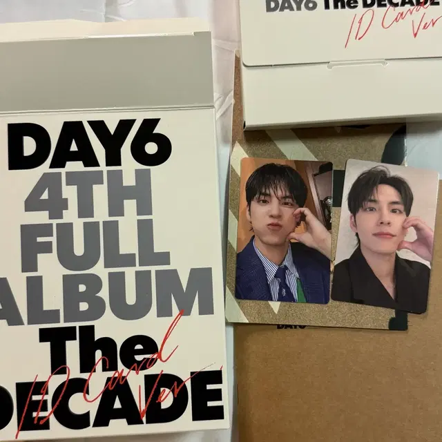 데이식스 더데케이드 아이디카드 원필 세트 앨범