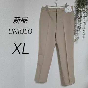 새상품 UNIQLO 감동 팬츠 울 라이크 베이지 xl 여성용 DRY