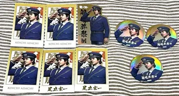 용과 같이 아다치 코이치 세트 캔뱃지 스티커 카드 금박