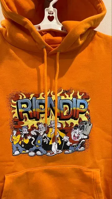 RIPNDIP 오렌지 후드티 M