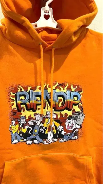 RIPNDIP 오렌지 후드티 M