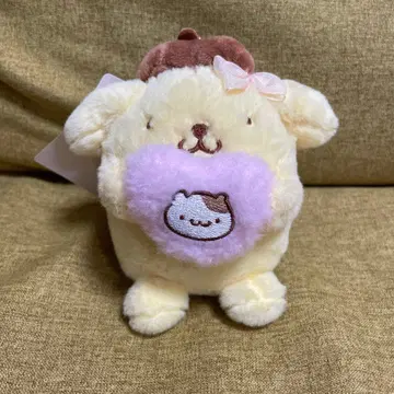 산리오 폼폼푸딩 최애 하트 마스코트