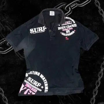 BODY GLOVE 피케 셔츠 헤이세이 Y2K 갸루 갸루 남자