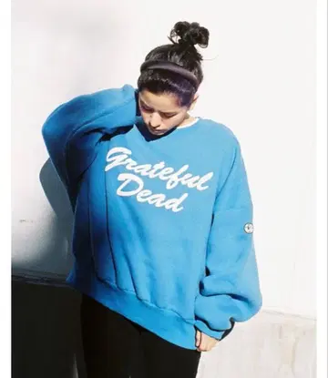 리틀 그레이트풀 데드 맨투맨 파랑