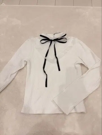 MA*RS 쉬폰 요크 골지 상의