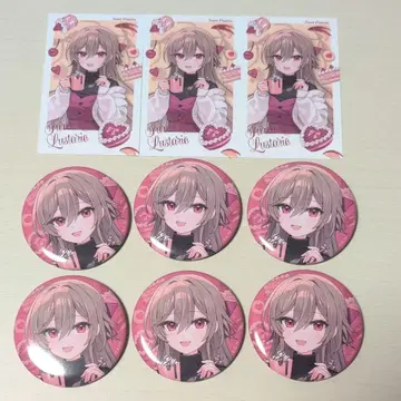 니지산지 프렌 Sweet Floaties 캔뱃지 폴라로이드 카드