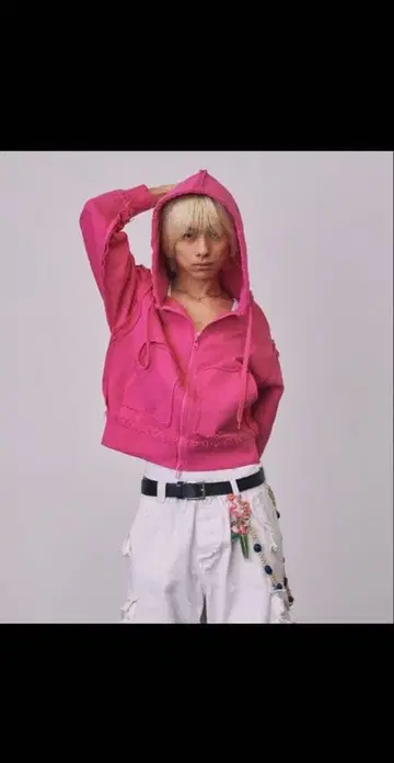 a2o 완판템 핑크 후드티