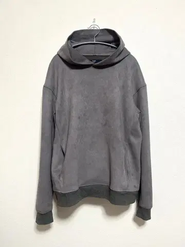 SHIPS 그레이 후드 부착 후드티 L