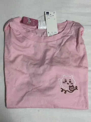 치이카와 gu T셔츠 L 핑크