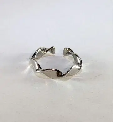 실버 925 웨이브 반지