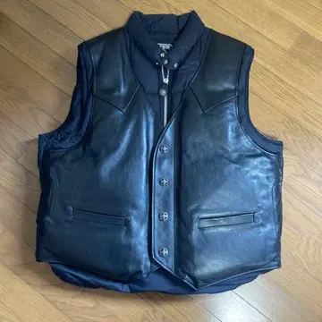 BIG TWIN 가죽 자켓 48 블랙