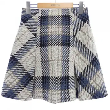 스나이델 롤링 체크 스커트